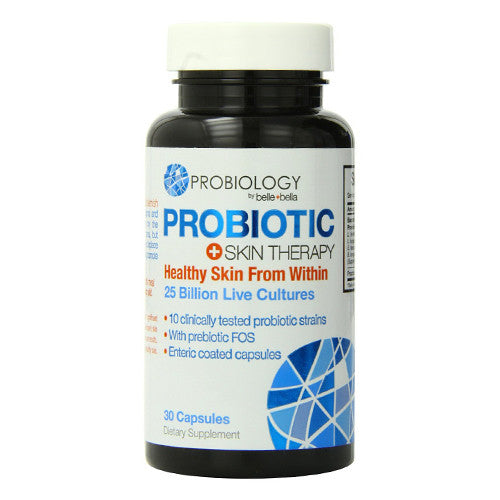 Belle+Bella Probiology Probiotic Skin Therapy Enteric Coated Capsules, 30 ea
